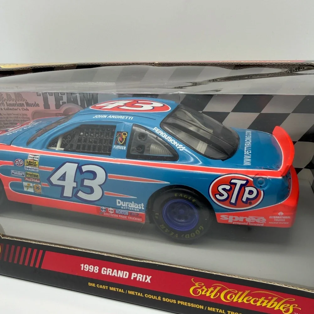 Vintage 1998 ERTL American Muscle #43 John Andretti STP Pontiac Grand Prix 1/18